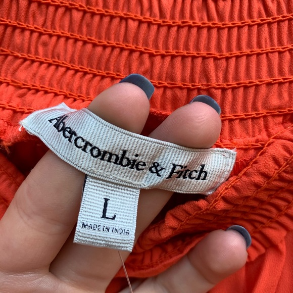 Abercrombie & Fitch Off the Shoulder Dress L - Picture 9 of 13